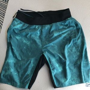 Lululemon T.H.E short linerless 9" inseam.